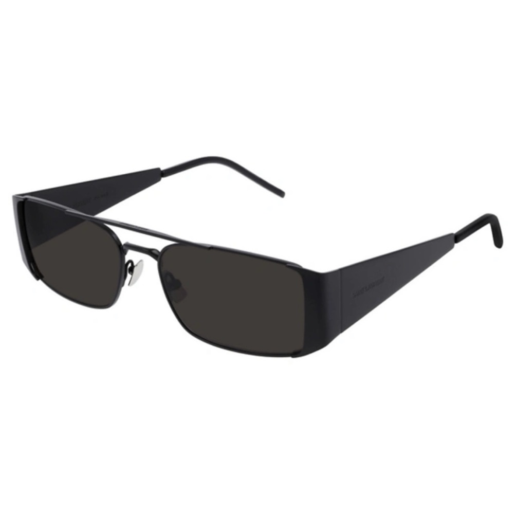 SAINT LAURENT Lenny Metal SL366 Black/Smoke Unisex Sunglasses